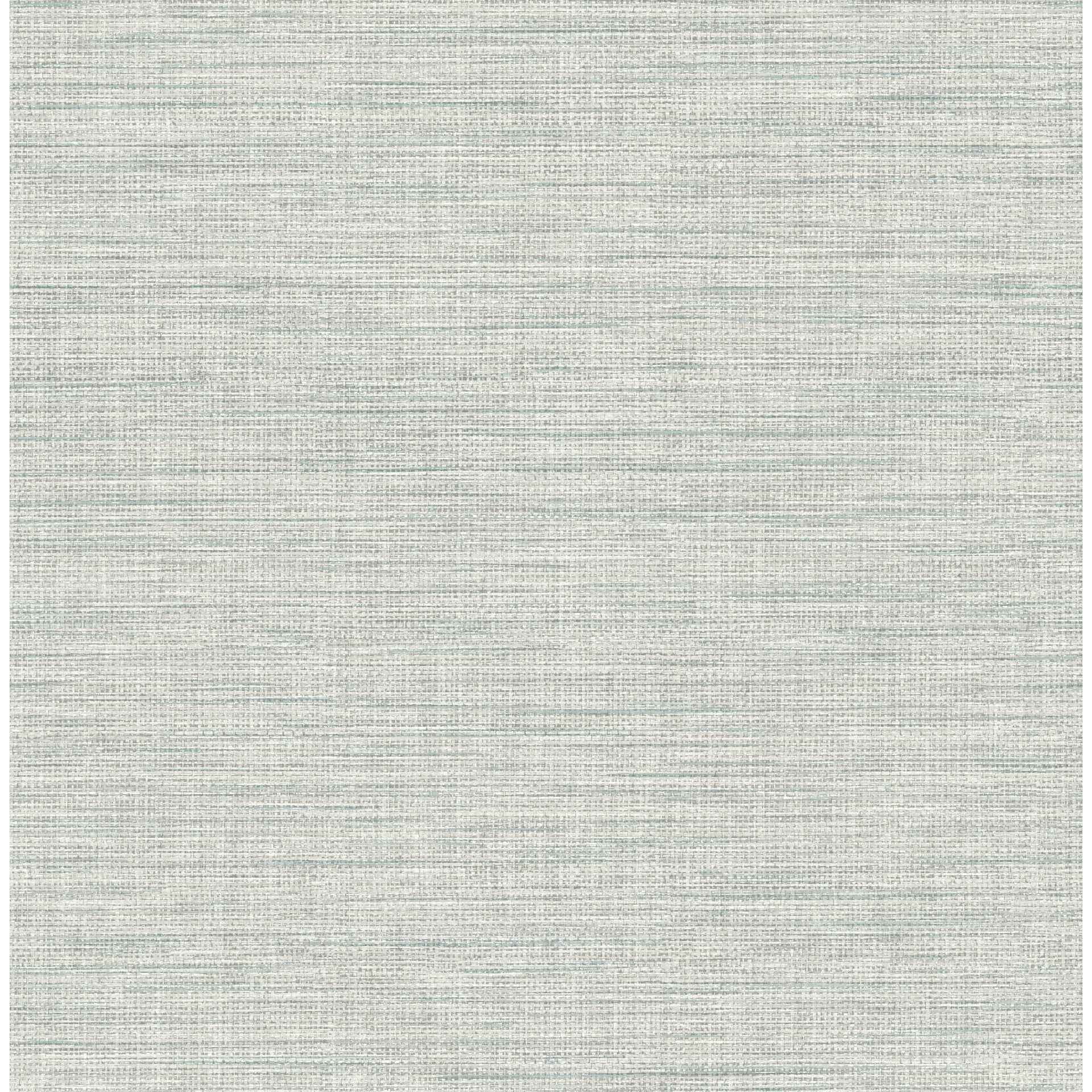 Exhale Seafoam Faux Grasscloth Wallpaper - York Wallcoverings - 4157-26461 - York Wallcoverings Wallpaper