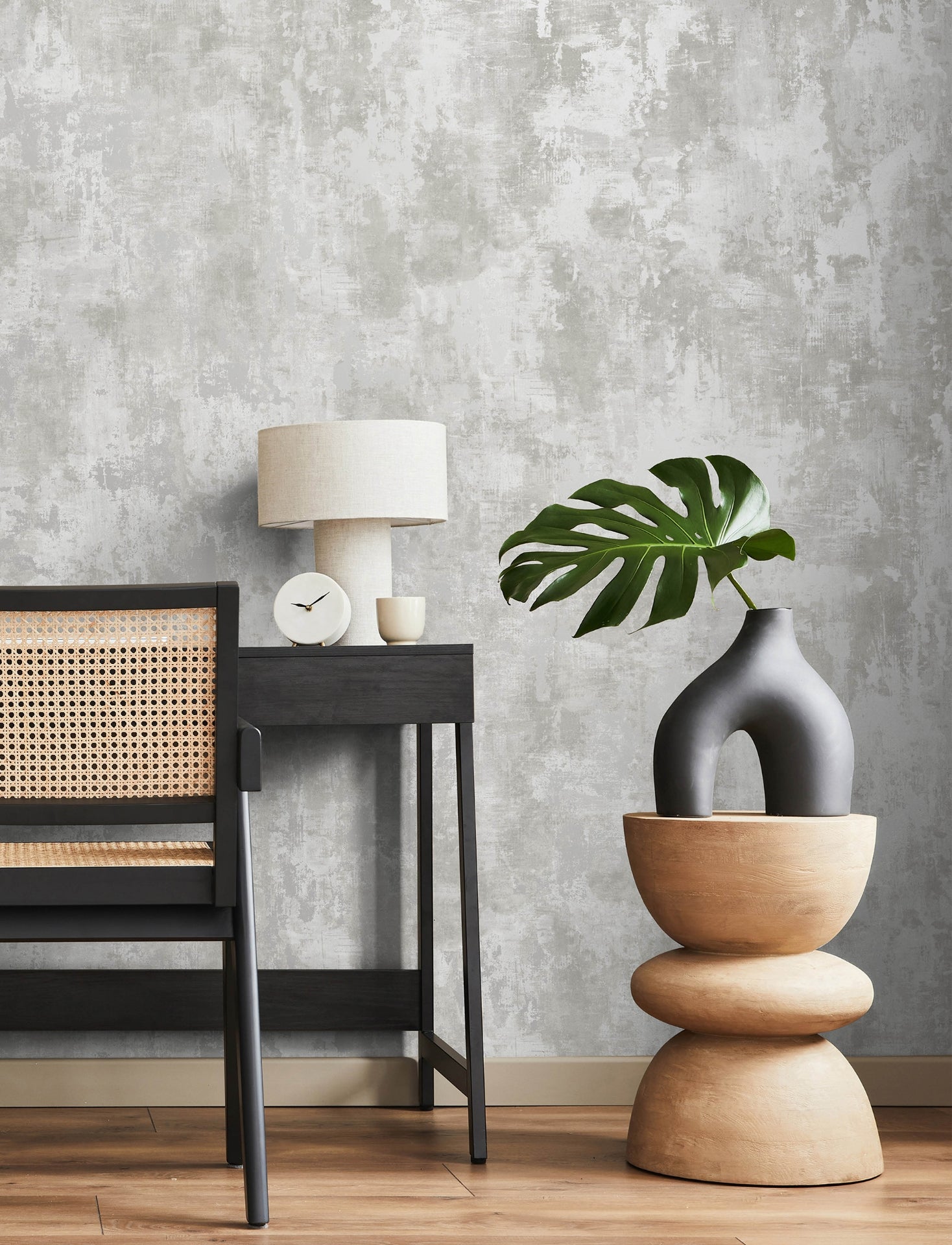 cierra-silver-stucco-wallpaper-york-wallcoverings-4157-43062 - York Wallcoverings Papel pintado