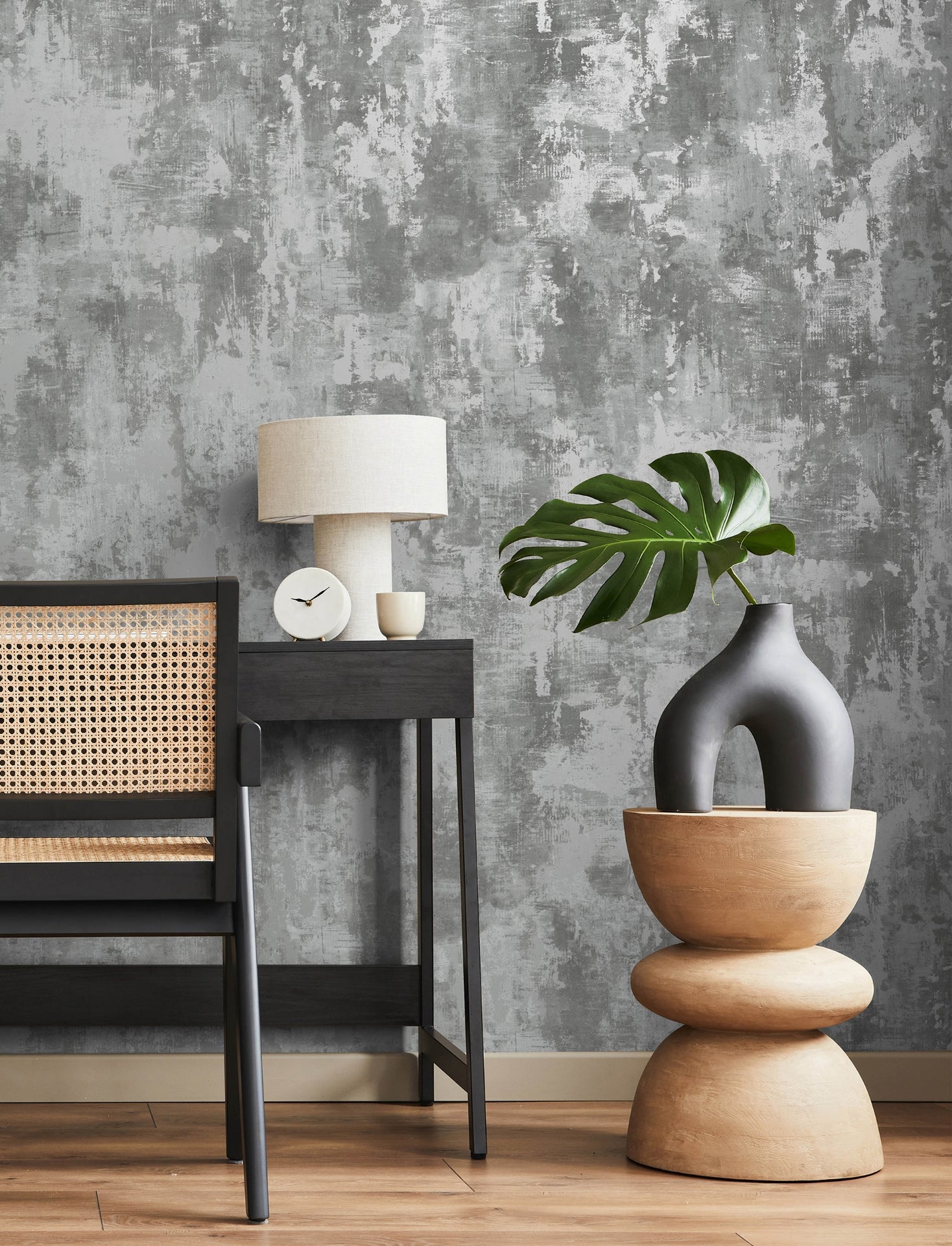 cierra-pewter-stucco-wallpaper-york-wallcoverings-4157-43063 - York Wallcoverings Papel pintado
