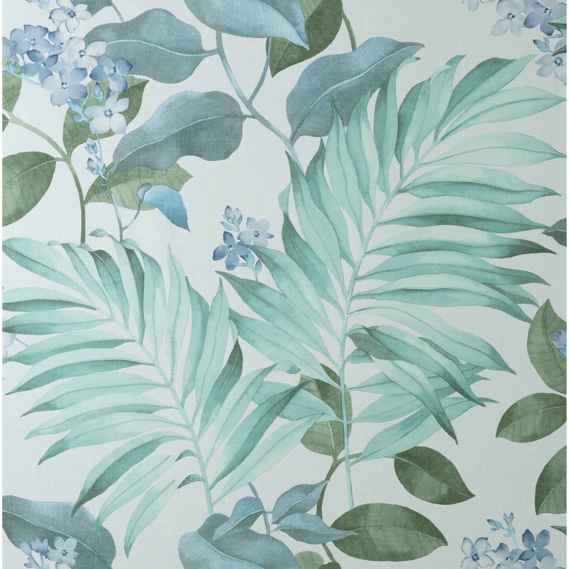 Eden Grey Tropical Wallpaper - York Wallcoverings - 4157-M1651