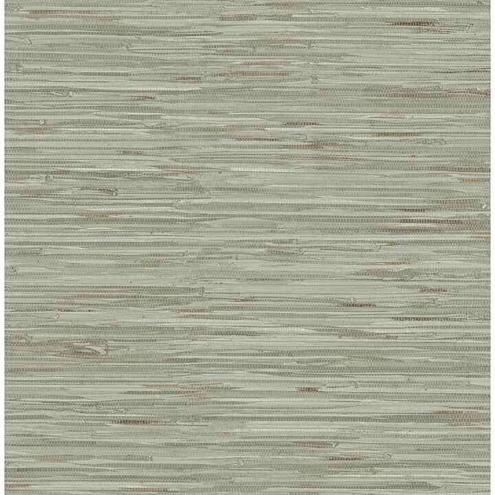 Green Grassweave Peel and Stick Wallpaper - York Wallcoverings - NUS4993