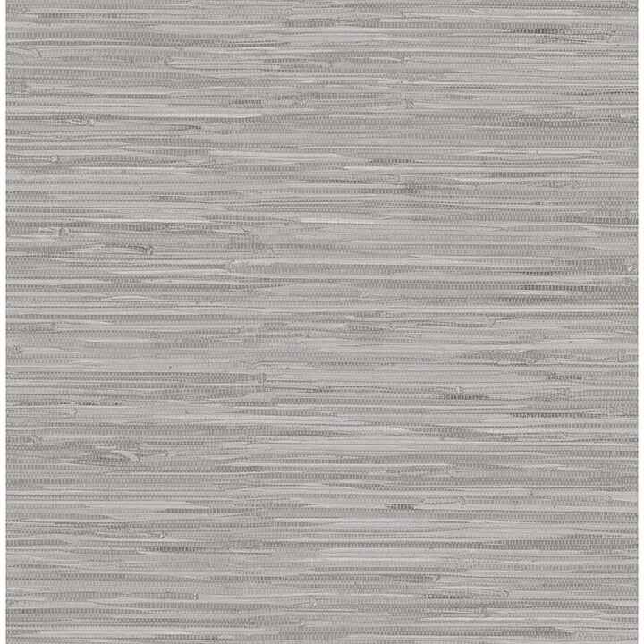 Grey Grassweave Peel and Stick Wallpaper - York Wallcoverings - NUS4994 - York Wallcoverings Wallpaper