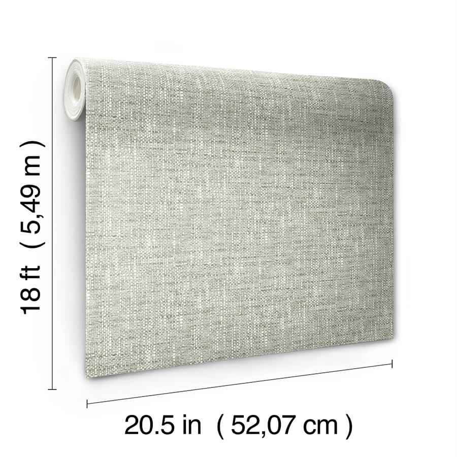 Sage Poplin Peel and Stick Wallpaper - York Wallcoverings - NUS5000 - York Wallcoverings Wallpaper