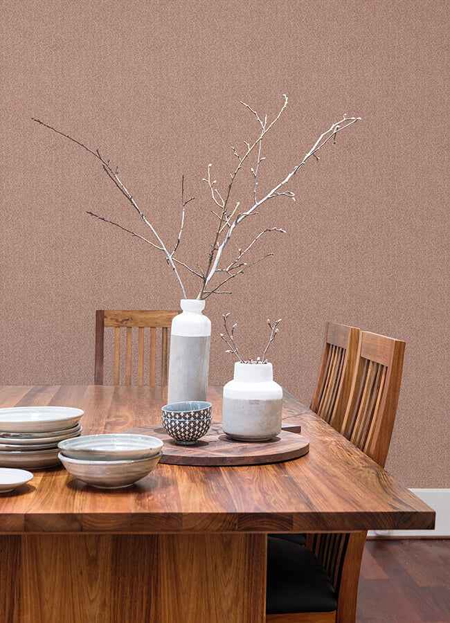 Terracotta Ashland Peel and Stick Wallpaper - York Wallcoverings - NUS5005 - York Wallcoverings Wallpaper