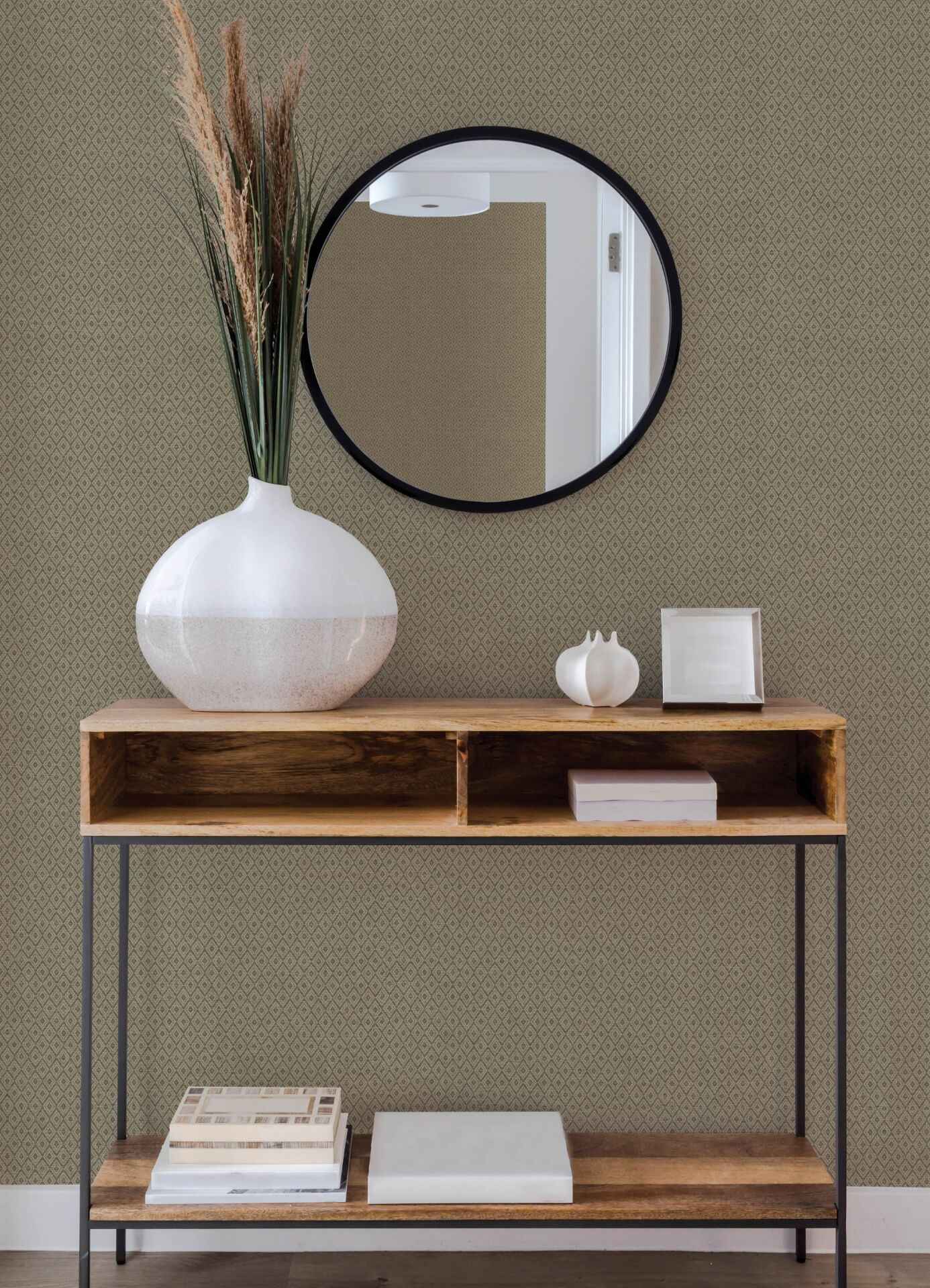 Hui Beige Paper Weave Wallpaper - York Wallcoverings - 2923-88043 - York Wallcoverings Wallpaper