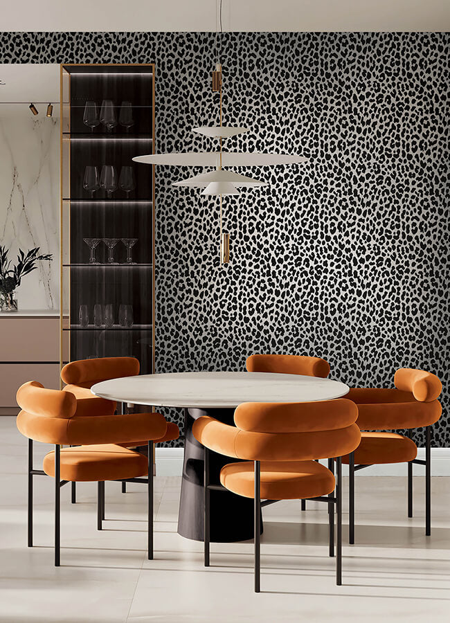 black-ruleopard-peel-and-stick-wallpaper-york-wallcoverings-rps6150 - York Wallcoverings Wallpaper