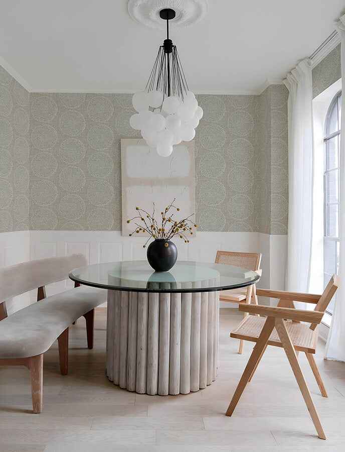 Salma Beige Medallion Wallpaper - York Wallcoverings - 4141-27120 - York Wallcoverings Wallpaper