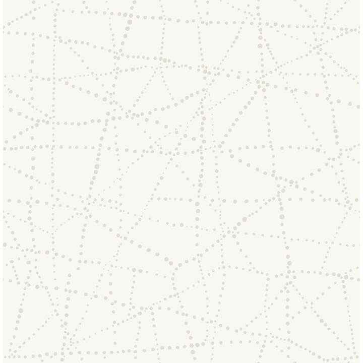 Alcott Ivory Dotted Wallpaper - York Wallcoverings - 4141-27125
