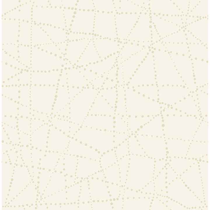 Alcott Cream Dotted Wallpaper - York Wallcoverings - 4141-27127