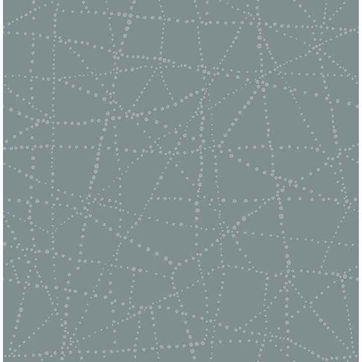 Alcott Slate Dotted Wallpaper - York Wallcoverings - 4141-27128