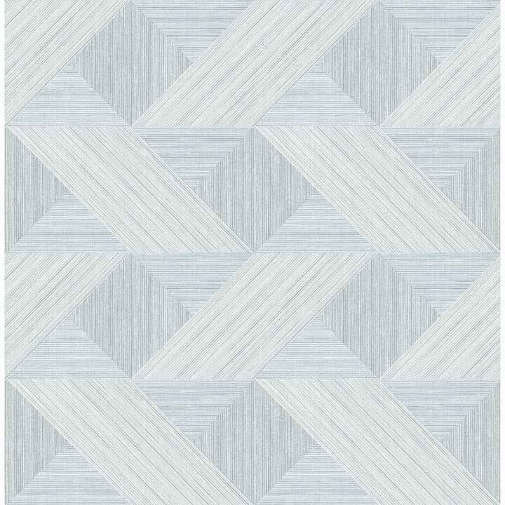 Presley Light Blue Tessellation Wallpaper - York Wallcoverings - 4141-27137