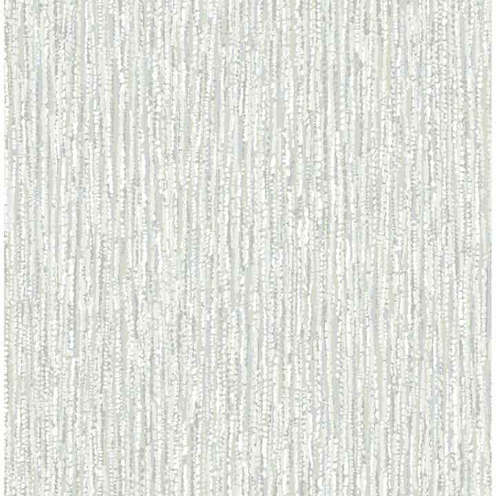 Corliss Grey Beaded Strands Wallpaper - York Wallcoverings - 4141-27154