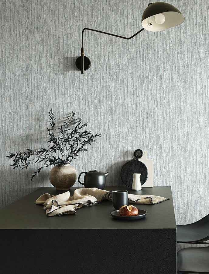 Corliss Light Blue Beaded Strands Wallpaper - York Wallcoverings - 4141-27156 - York Wallcoverings Wallpaper
