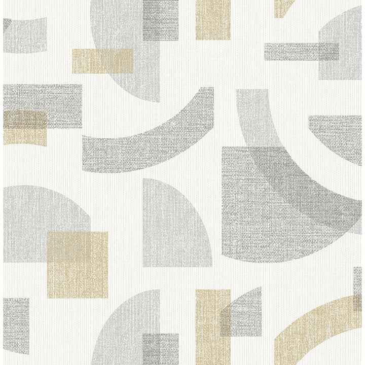 Fulton Gold Shapes Wallpaper - York Wallcoverings - 4141-27159 - York Wallcoverings Wallpaper