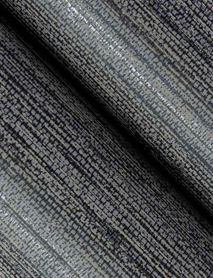 Sheehan Black Faux Grasscloth Wallpaper - York Wallcoverings - 4141-27166 - York Wallcoverings Wallpaper