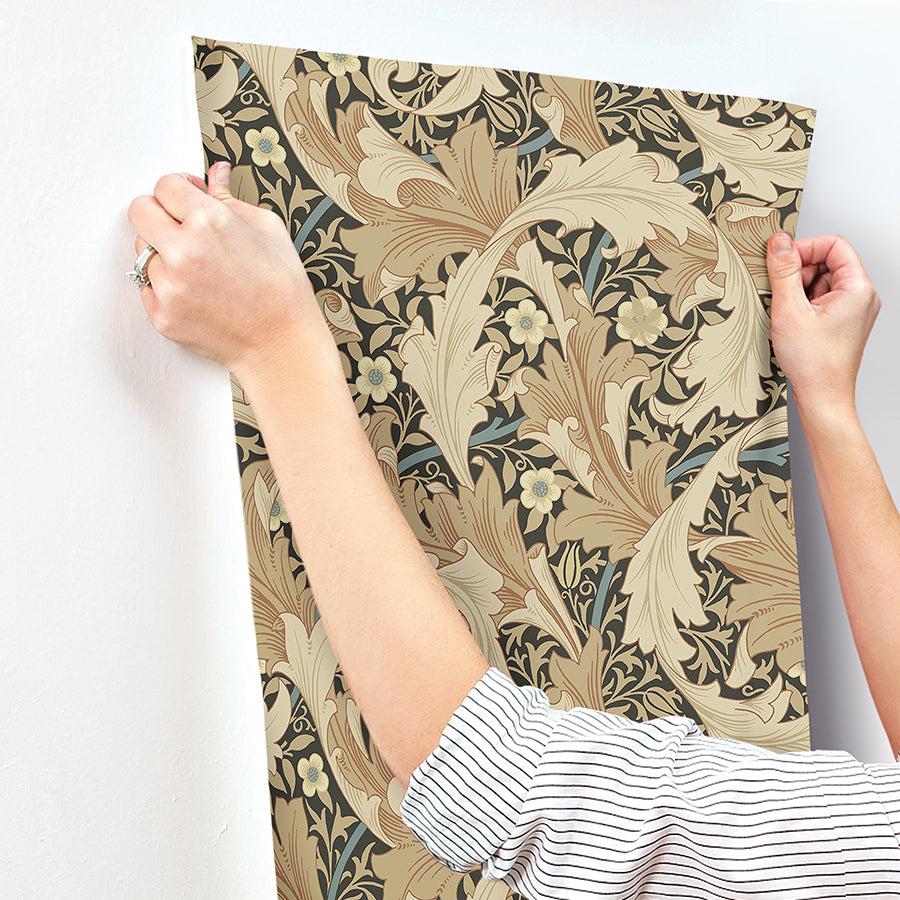 granville-apricot-leafy-vine-wallpaper-york-wallcoverings-4153-82015