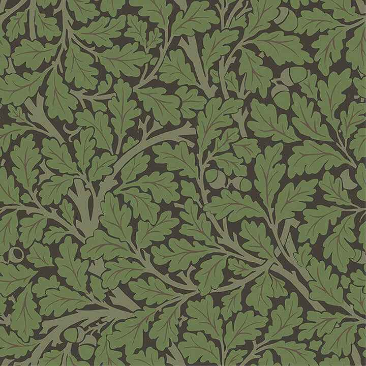 Oak Tree Black Leaf Wallpaper - York Wallcoverings - 4153-82030 - York Wallcoverings Wallpaper