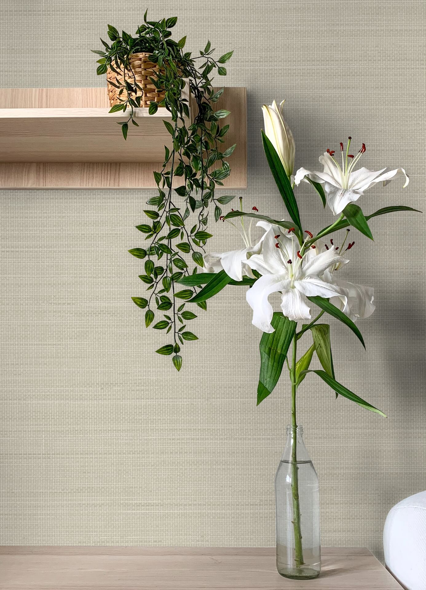 spinnaker-light-grey-netting-wallpaper-york-wallcoverings-4071-71053 - York Wallcoverings Papel pintado