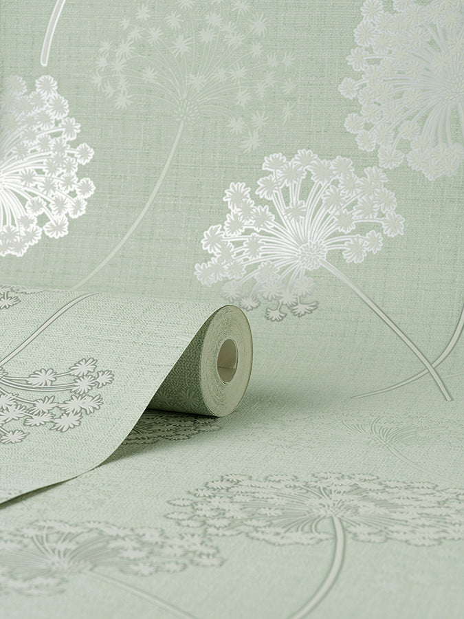 grace-green-floral-wallpaper-york-wallcoverings-fd43282 - York Wallcoverings Wallpaper