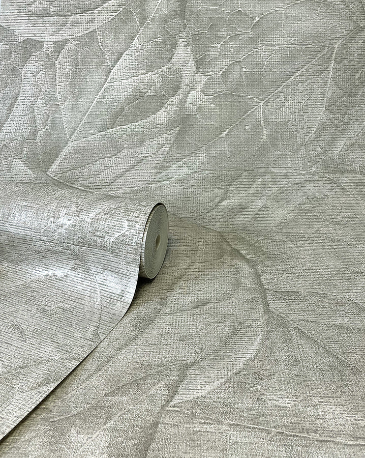 aspen-sterling-leaf-wallpaper-york-wallcoverings-m95663 - York Wallcoverings Wallpaper