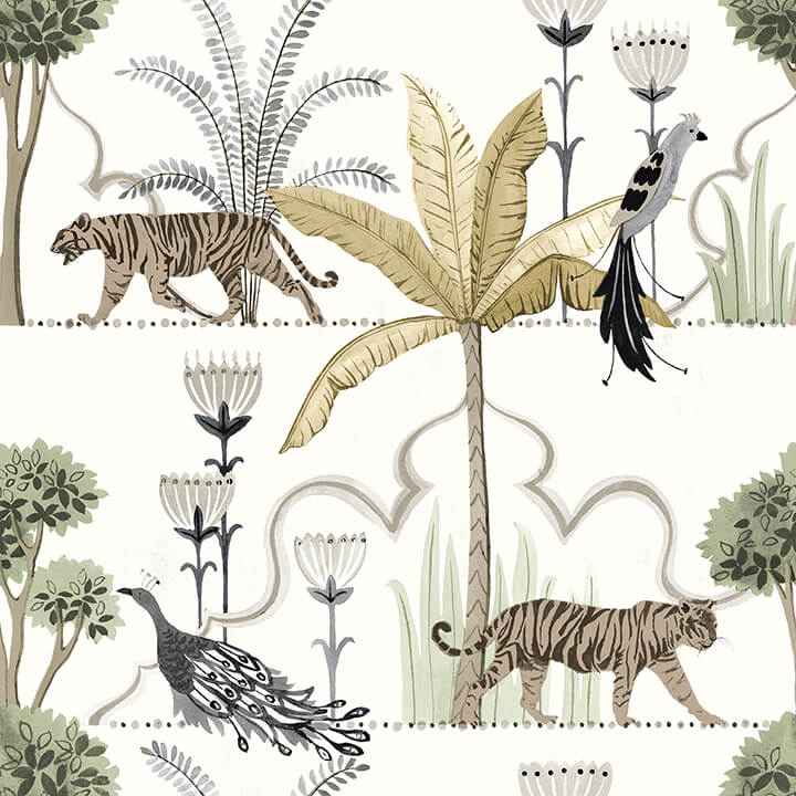 Laos Ivory Peel & Stick Wallpaper - York Wallcoverings - NUS6196 - York Wallcoverings Wallpaper