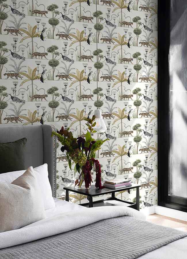 Laos Ivory Peel & Stick Wallpaper - York Wallcoverings - NUS6196 - York Wallcoverings Wallpaper