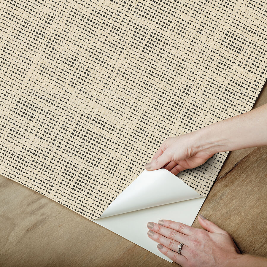nolan-black-peel-and-stick-wallpaper-york-wallcoverings-nus6199 - York Wallcoverings Wallpaper