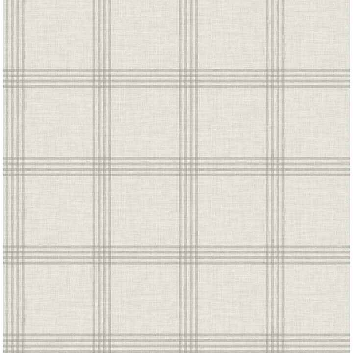 Twain Dove Plaid Wallpaper - York Wallcoverings - 4134-24478 - York Wallcoverings Wallpaper