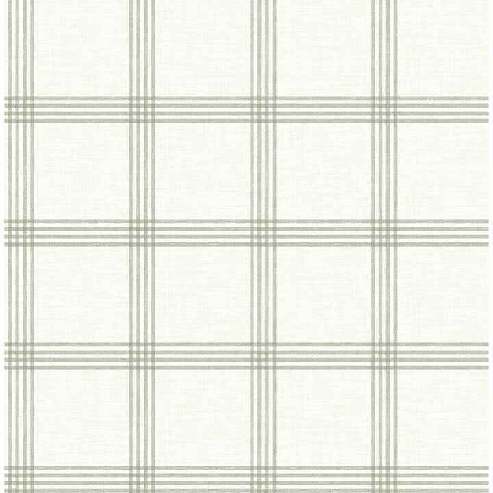 Twain Green Plaid Wallpaper - York Wallcoverings - 4134-26996 - York Wallcoverings Wallpaper