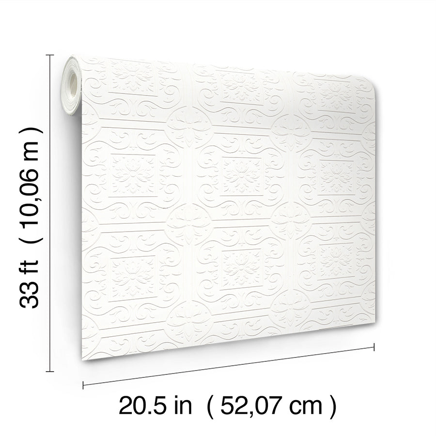 ibold-white-tin-ceiling-scroll-paintable-wallpaper-york-wallcoverings-4134-59001