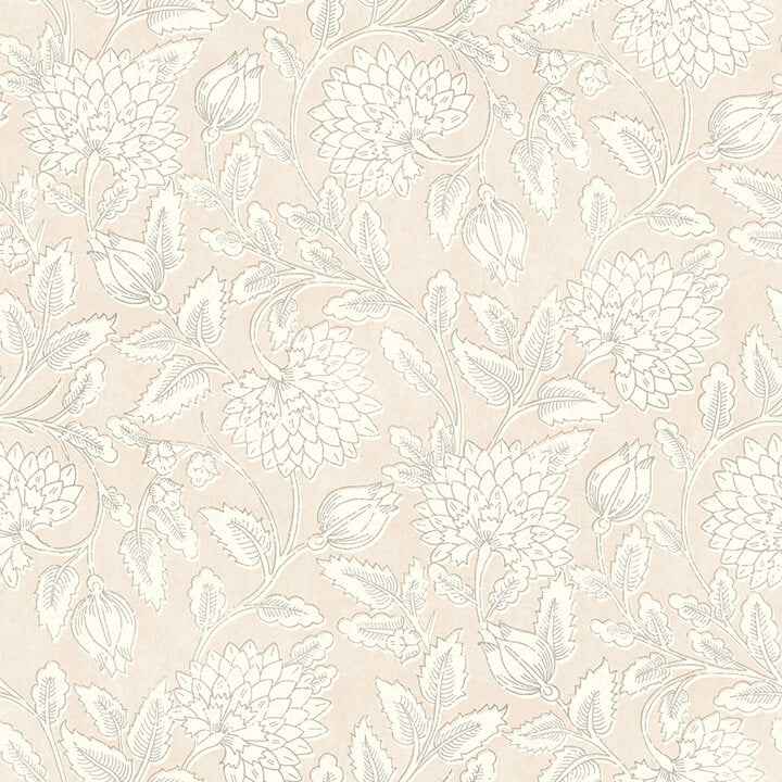 Vadouvan Blush Jacobean Trail Wallpaper - York Wallcoverings - 4134-72538