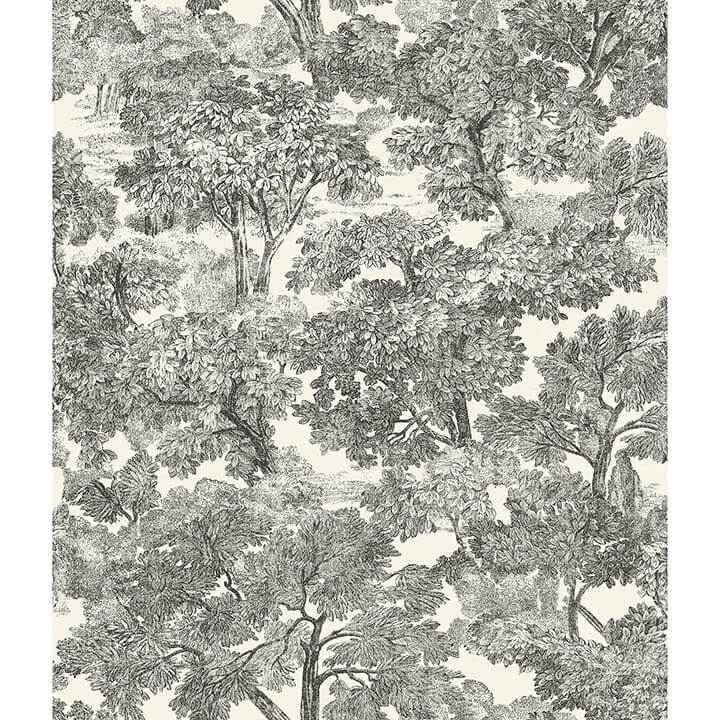Spinney Black Toile Wallpaper - York Wallcoverings - 4134-72558