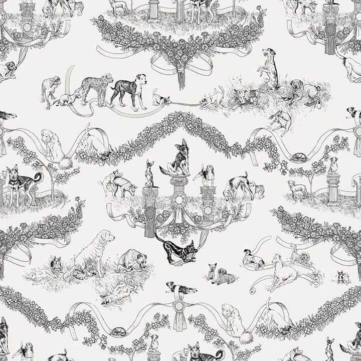 Black Worst in Show Peel and Stick Wallpaper - York Wallcoverings - RAS6260