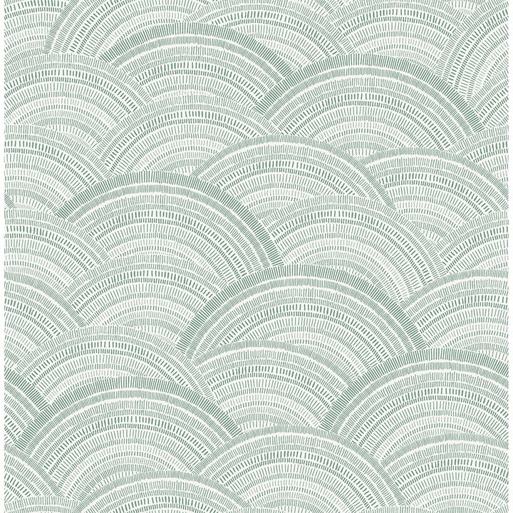 encircle-sea-green-geometric-wallpaper-york-wallcoverings-4146-27202 - York Wallcoverings Papel pintado