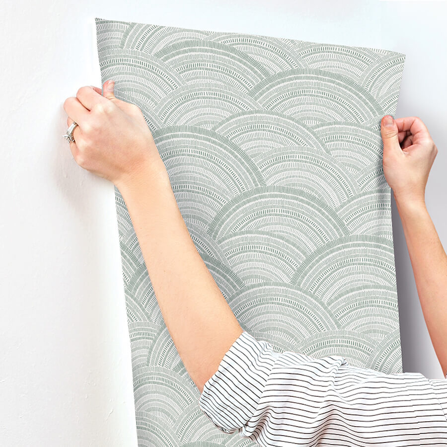 encircle-sea-green-geometric-wallpaper-york-wallcoverings-4146-27202 - York Wallcoverings Papel pintado