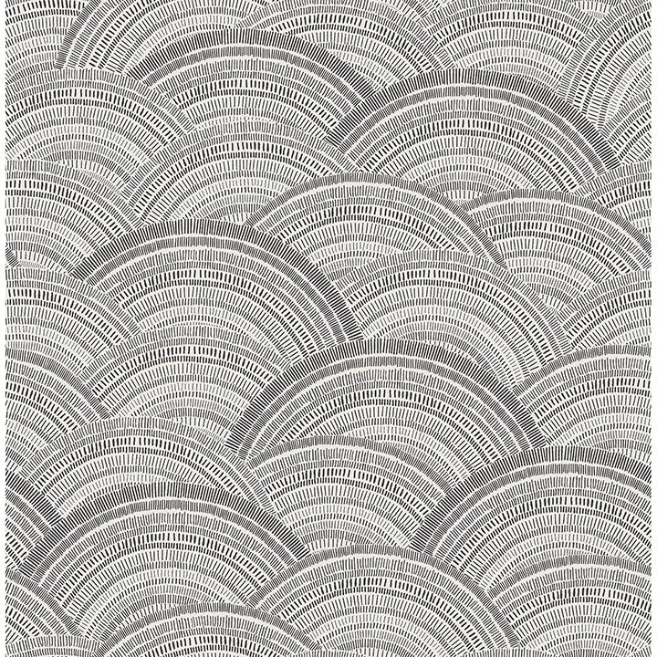 encircle-black-geometric-wallpaper-york-wallcoverings-4146-27203 - York Wallcoverings Papel pintado