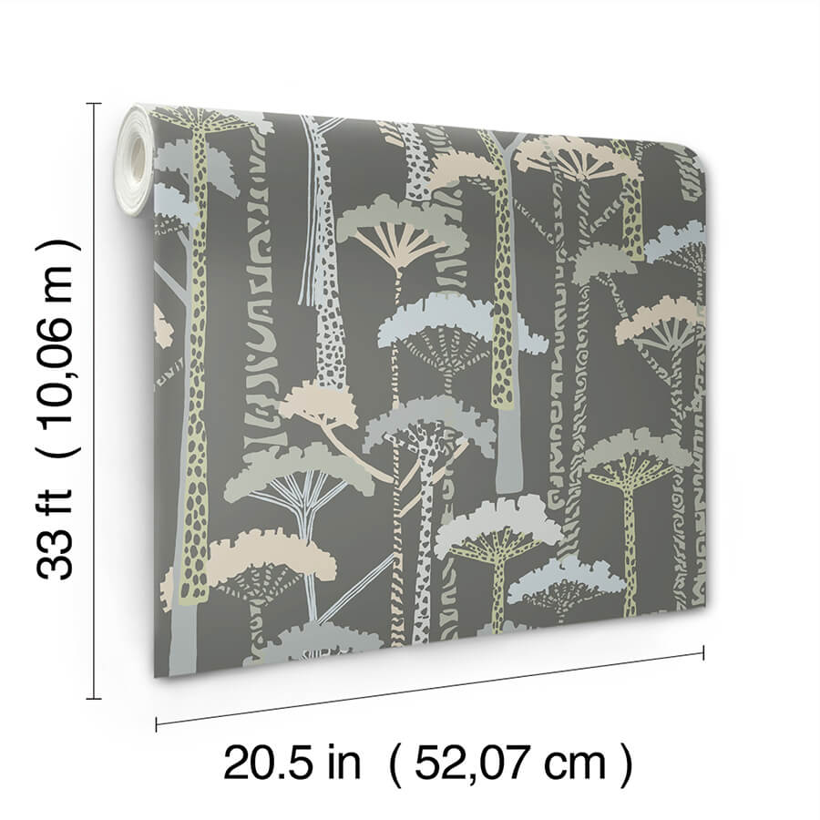 unify-aqua-forest-wallpaper-york-wallcoverings-4146-27206 - York Wallcoverings Papel pintado