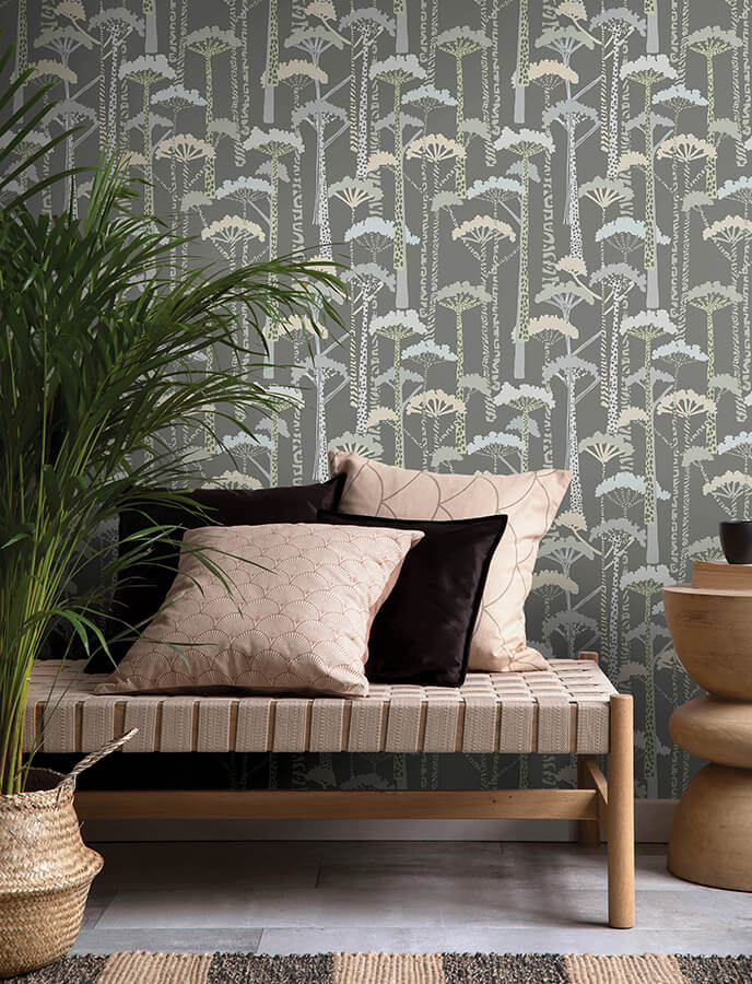 unify-aqua-forest-wallpaper-york-wallcoverings-4146-27206 - York Wallcoverings Papel pintado