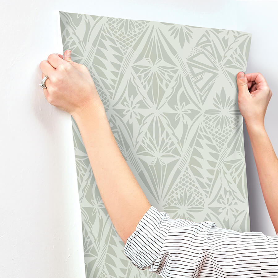 urbane-sage-diamonds-wallpaper-york-wallcoverings-4146-27209 - York Wallcoverings Papel pintado
