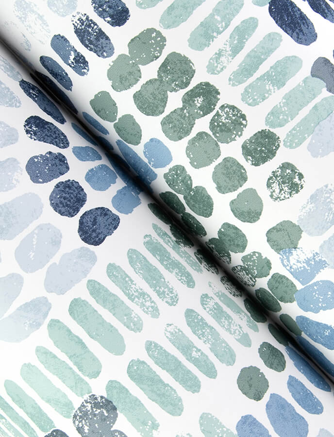 wanderer-blueberry-mosiac-wallpaper-york-wallcoverings-4146-27215 - York Wallcoverings Papel pintado