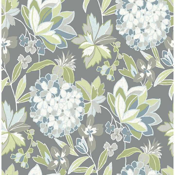valdivian-aqua-floral-wallpaper-york-wallcoverings-4146-27227 - York Wallcoverings Papel pintado