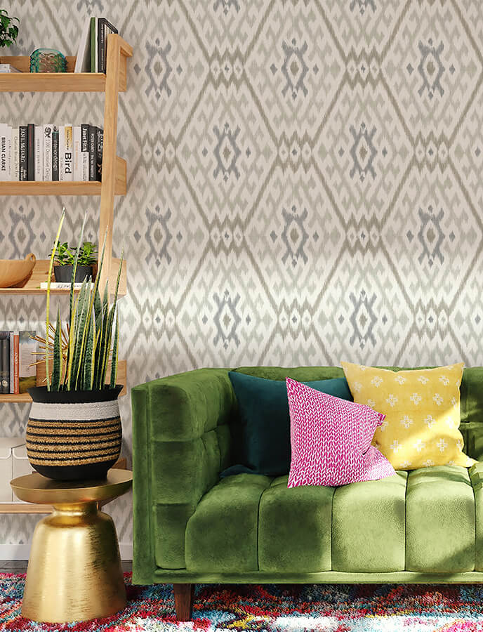 solola-stone-ikat-wallpaper-york-wallcoverings-4146-27239 - York Wallcoverings Papel pintado