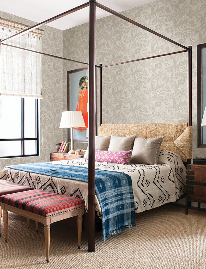 jacaranda-taupe-tropical-trail-wallpaper-york-wallcoverings-4146-27246 - York Wallcoverings Papel pintado
