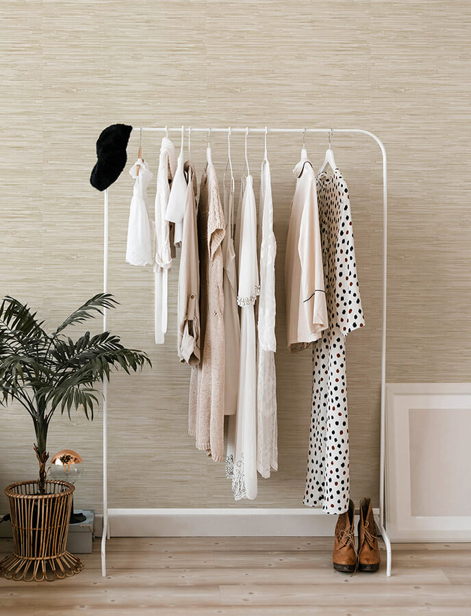 exhale-dove-woven-faux-grasscloth-wallpaper-york-wallcoverings-4146-27258 - York Wallcoverings Wallpaper