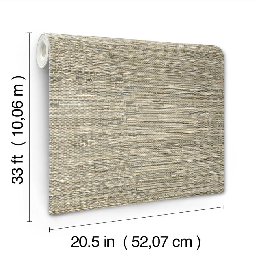 exhale-olive-woven-faux-grasscloth-wallpaper-york-wallcoverings-4146-27262 - York Wallcoverings Papel pintado