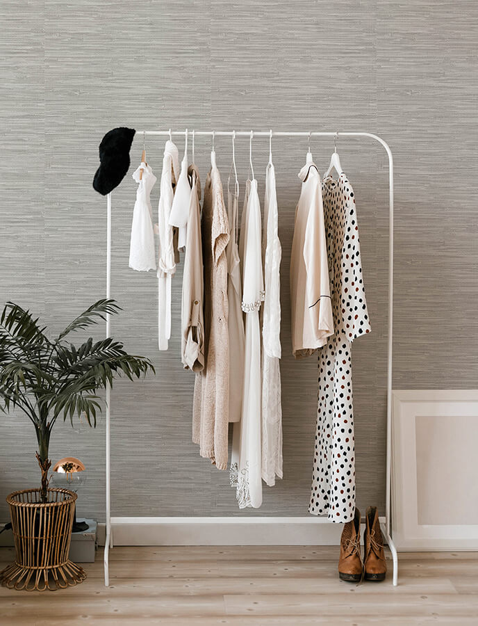 exhale-light-grey-woven-faux-grasscloth-wallpaper-york-wallcoverings-4146-27263 - York Wallcoverings Papel pintado