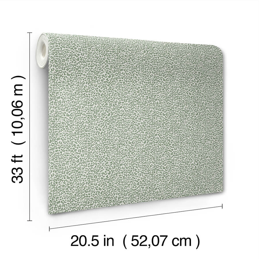 soul-green-animal-print-wallpaper-york-wallcoverings-4146-27264 - York Wallcoverings Papel pintado