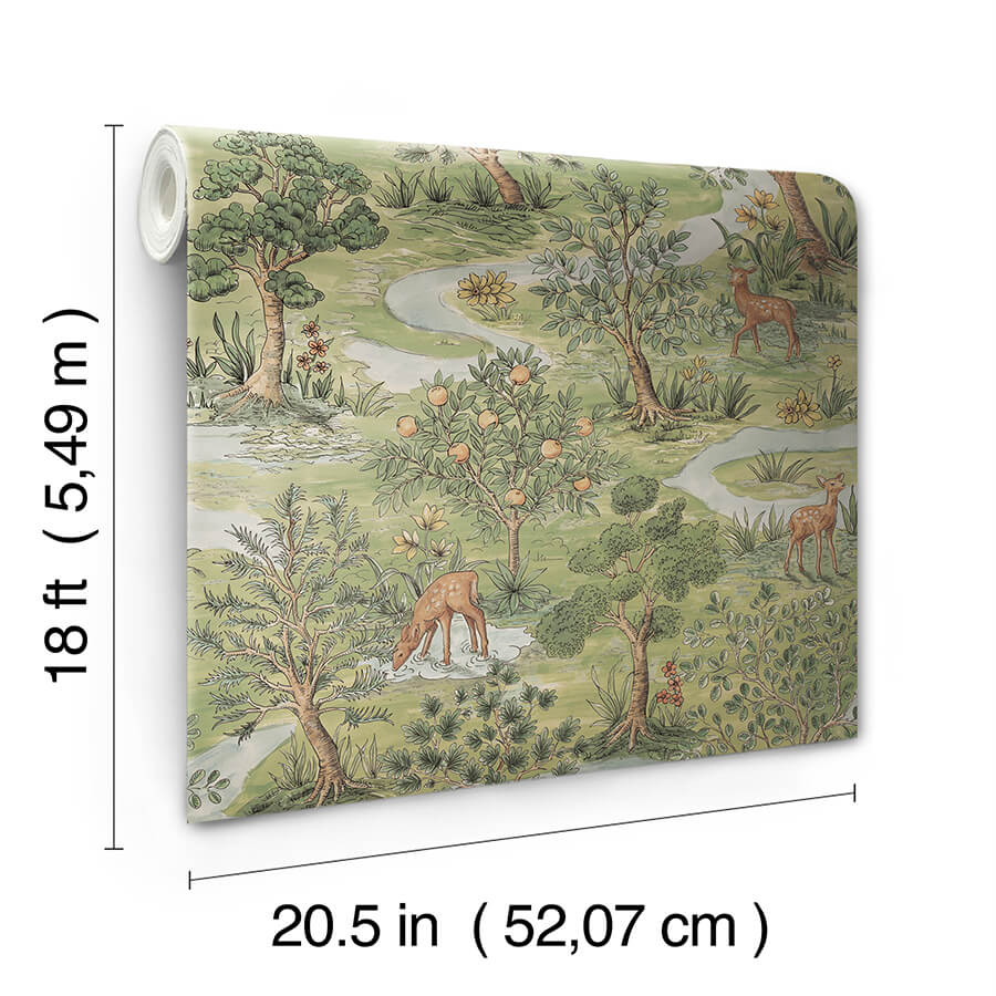 clj-bramble-forest-peel-and-stick-wallpaper-york-wallcoverings-cjs6320 - York Wallcoverings Wallpaper