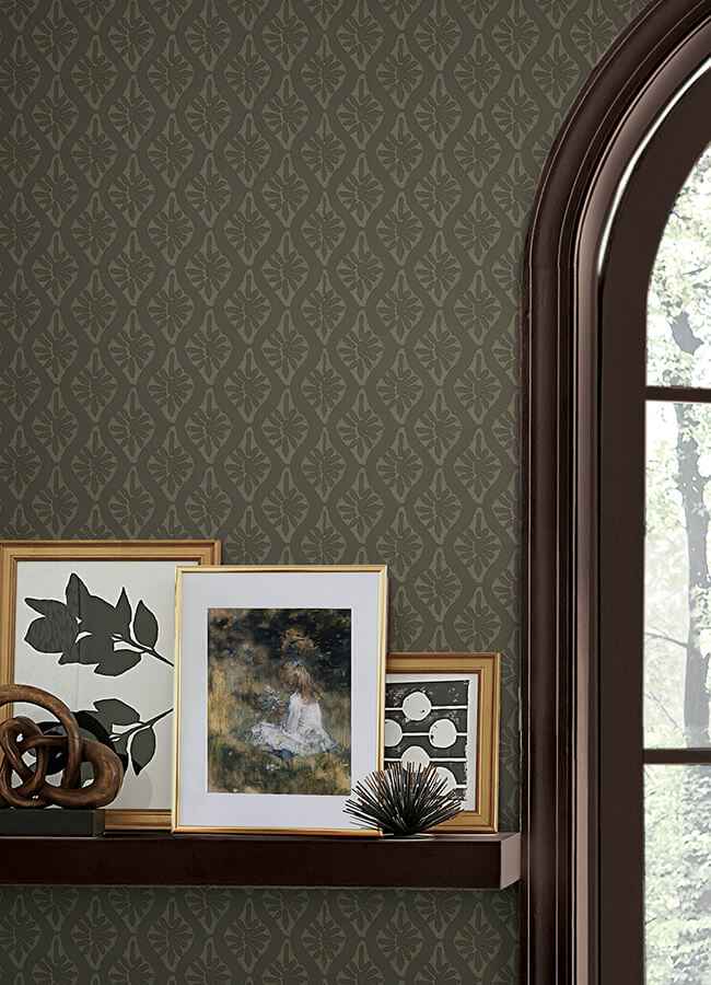 Nova Evergreen Peel & Stick Wallpaper - York Wallcoverings - CJS6329 - York Wallcoverings Wallpaper