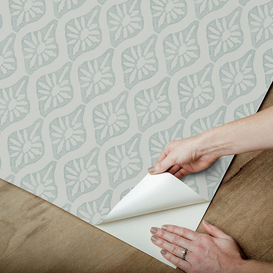 clj-nova-mist-blue-peel-and-stick-wallpaper-york-wallcoverings-cjs6331 - York Wallcoverings Wallpaper